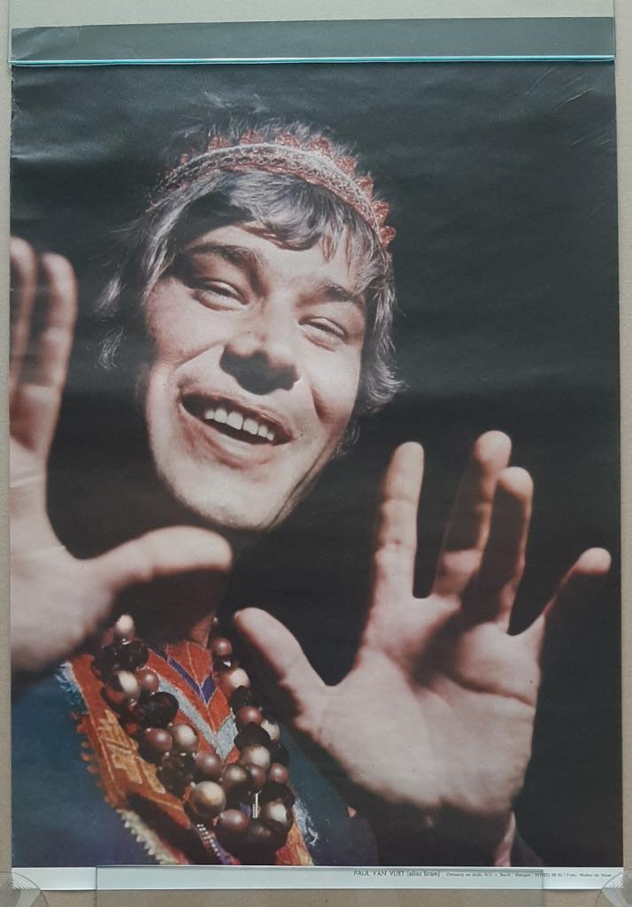 Bram van de Commune – Paul van Vliet – 1970, Verzamelen, Posters, Zo goed als nieuw, Ophalen of Verzenden