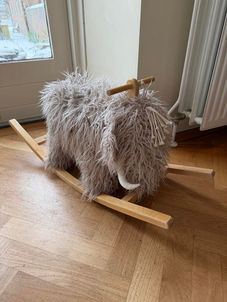 Mammoet schommelstoel hobbelpaard Kids Concept, Ophalen of Verzenden, Zo goed als nieuw