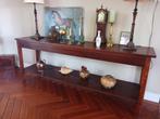Mahonie Sidetable met onderplateau, Ophalen