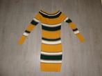 okergele gestreepte jurk van Jolio & Co, onesize, Kleding | Dames, Geel, Ophalen of Verzenden, Zo goed als nieuw, Maat 36 (S)