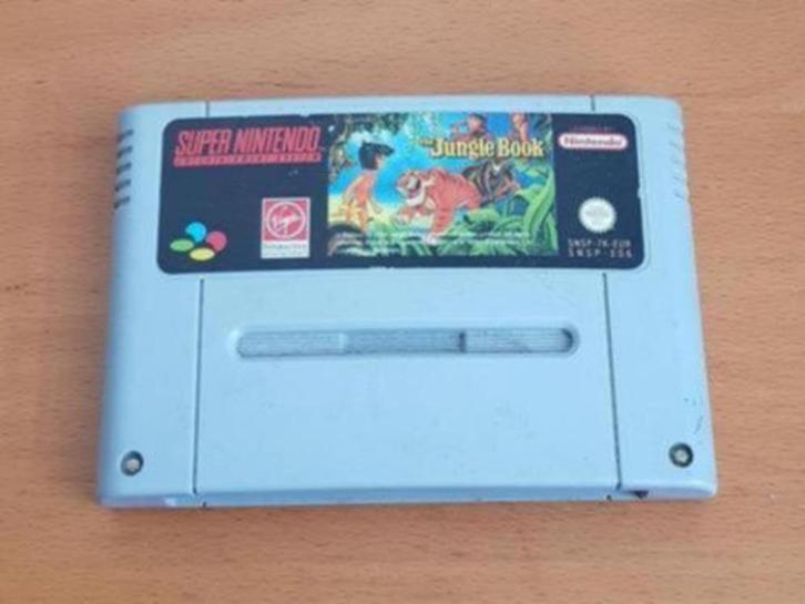 OPRUİMEN | SNES | The Jungle Book, Spelcomputers en Games, Games | Nintendo Super NES, Gebruikt, Avontuur en Actie, 1 speler, Vanaf 3 jaar