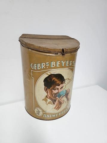 Grote vintage koffieblik gebroeders Beyers! beschikbaar voor biedingen