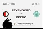 Feyenoord vs Celtic, Tickets en Kaartjes, Losse kaart, Twee personen, November, Europa of Champions League