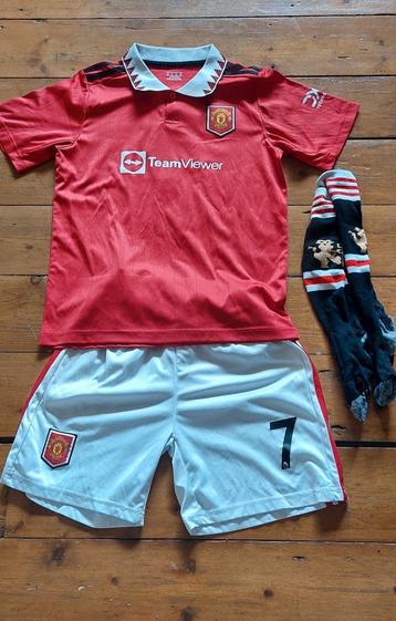 Voetbaltenue Manchester United Ronaldo beschikbaar voor biedingen