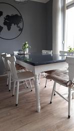Eetkamertafel, Huis en Inrichting, Tafels | Eettafels, Ophalen, Gebruikt, Eikenhout, 50 tot 100 cm