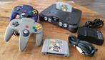 Nintendo 64 met 2 spellen en 2 controllers, Met 2 controllers, Ophalen of Verzenden, Zo goed als nieuw