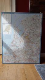 Landkaart Nederland 100 x 130 cm, Ophalen, 1800 tot 2000, Nederland, Landkaart