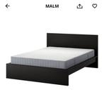 Malm bed IKEA, Ophalen, Zwart, Tweepersoons, Zo goed als nieuw