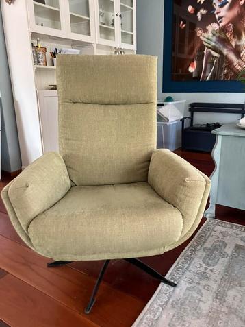 Fauteuil Thomas Trendhopper, vila green, zwarte spacevoet beschikbaar voor biedingen