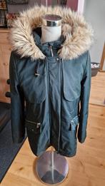 Groene jas met bontkraag - Maat M, Maat 38/40 (M), Ophalen of Verzenden, Groen, TRF Outerwear