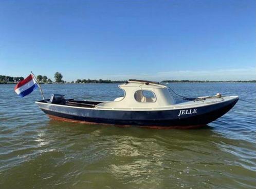 Stalen kajuitsloep, uniek klassiek model, Watersport en Boten, Motorboten en Motorjachten, Gebruikt, Staal, Tot 6 meter, Benzine