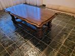 Salontafel jaren 60/70 eikenhout, Huis en Inrichting, Tafels | Salontafels, Ophalen, Gebruikt, 100 tot 150 cm, 50 tot 75 cm