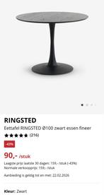 Ronde eettafel, Ophalen, Gebruikt, Rechthoekig, 50 tot 100 cm