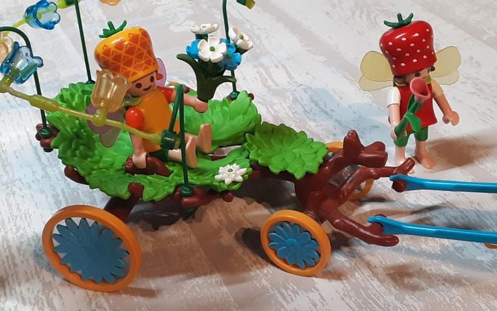 4183 elfenkarretje met elfjes, Kinderen en Baby's, Speelgoed | Playmobil, Zo goed als nieuw, Complete set, Ophalen of Verzenden