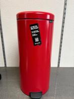 Brabantia pedaalemmer 30 liter Rood, Brabantia, Met pedaal, 50 tot 75 cm, Ophalen of Verzenden