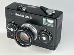 Rollei 35 S Zwart - Compleet met Tas, Riem & Filter!, Audio, Tv en Foto, Ophalen of Verzenden, Zo goed als nieuw, Compact, Overige Merken
