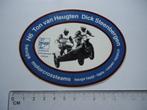 sticker oud Motorcross H6 zijspan Heugten Steenbergen sideca, Verzenden, Zo goed als nieuw, Bedrijf of Vereniging