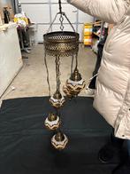 Turkse mozaïek lamp met 5 bollen - Nieuw, Huis en Inrichting, Lampen | Hanglampen, Ophalen of Verzenden, Nieuw, Glas, Minder dan 50 cm