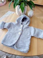 Gehaakt babyvestje/jasje met muts teddy, Ophalen of Verzenden, Nieuw, Jongetje of Meisje, Jasje