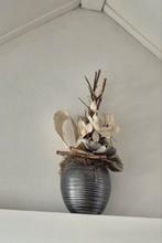 Bloempot met kunstbloemen, Huis en Inrichting, Woonaccessoires | Kunstplanten en Kunstbloemen, Ophalen, Zo goed als nieuw