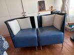 Gijs Pavoine Montis stoelen blauw/zwart, Gebruikt, Twee, Overige kleuren, Design