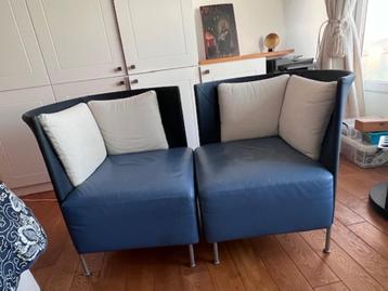 Gijs Pavoine Montis stoelen blauw/zwart beschikbaar voor biedingen