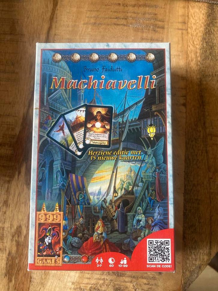 Machiavelli Kaartspel - Goede Conditie, Hobby en Vrije tijd, Gezelschapsspellen | Bordspellen, Zo goed als nieuw, Een of twee spelers