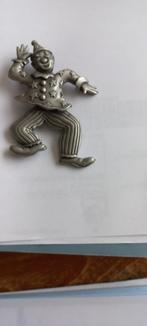 Tinkleurige broche.  Clown, Verzenden, Zo goed als nieuw, 4 tot 7 cm, Overige materialen