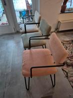 Gratis af te halen eetkamerstoelen - zitting beschadigd, Ophalen, Gebruikt, Overige kleuren, Metaal