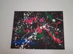 Action painting canvas, Antiek en Kunst, Kunst | Schilderijen | Klassiek, Ophalen