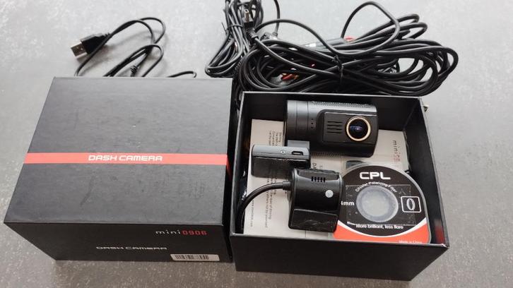 Mini 0906 dual Dashcam, Auto diversen, Dashcams, Zo goed als nieuw, Ophalen of Verzenden
