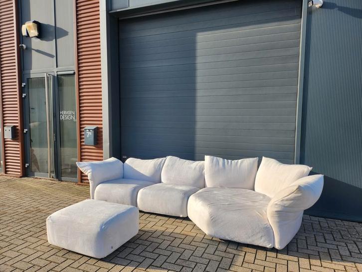 Edra - Standard bank + poef by Francesco Binfaré, Huis en Inrichting, Banken | Sofa's en Chaises Longues, Zo goed als nieuw, Ophalen of Verzenden