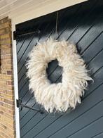 Handgemaakte krans van lokale wol - ca 55cm, Ophalen of Verzenden, Nieuw