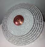 Vintage schaal plafonniere, Huis en Inrichting, Lampen | Plafondlampen, Ophalen of Verzenden, Gebruikt, Glas