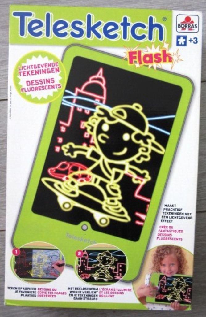 TEKENEN - Teken spel - Telesketch Flash, Hobby en Vrije tijd, Tekenen, Verzenden