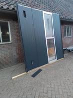 Roldeur / Garagedeur met raam, Doe-het-zelf en Verbouw, Gebruikt, Garagedeur, Ophalen of Verzenden, Glas