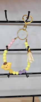 Leuke Pompompurin Sleutelhanger, Overige materialen, Geel, Nieuw, Ophalen of Verzenden