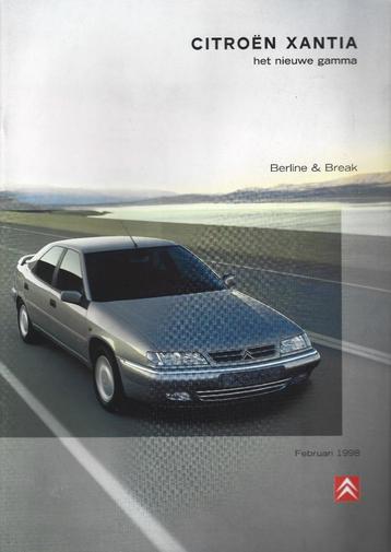 Brochure Citroen Xantia Februari 1998 beschikbaar voor biedingen