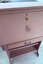 Mooi brocante ( klein) secretaire in oud roze kleur., Huis en Inrichting, Kasten | Secretaires, Ophalen, Zo goed als nieuw