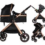 Ding Liam Black/Rose 3-in-1Combi Kinderwagen Incl. Autostoel, Ophalen of Verzenden, Zo goed als nieuw, Overige merken