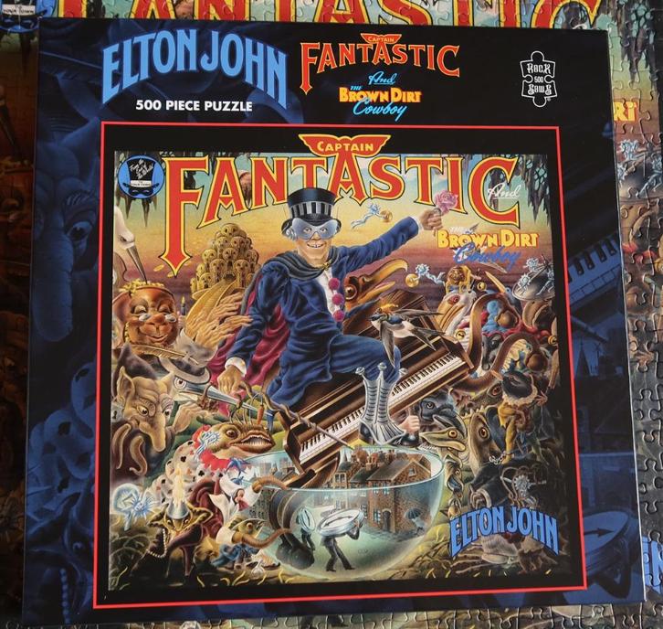 Legpuzzel Zee Bravad – 500 stukjes – Elton John – Captain F,, Hobby en Vrije tijd, Denksport en Puzzels, Zo goed als nieuw, Legpuzzel