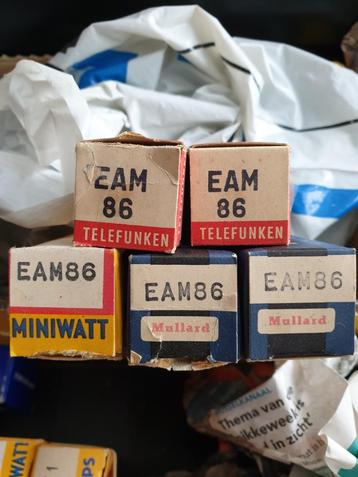 EAM86 Buizen - Mullard, Philips, Telefunken beschikbaar voor biedingen