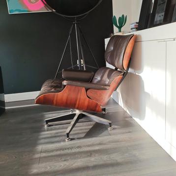 Eames lounge chair, 1978 Palissander Opknapper! beschikbaar voor biedingen