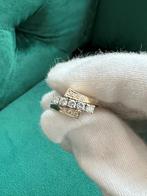 14K tricolor gouden diamanten ring # 220163, Sieraden, Tassen en Uiterlijk, Ringen, Nieuw, Goud, Goud, Met edelsteen