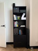 BRIMNES Boekenkast met 2 Lades, Huis en Inrichting, Ophalen, Overige materialen, Minder dan 50 cm, 200 cm of meer