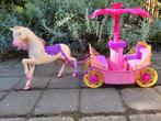 Barbie koets met paard, Verzamelen, Poppen, Ophalen of Verzenden, Zo goed als nieuw