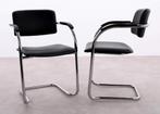 Lande | Cole | Vergaderstoel | Zwart/chroom, Zwart, Ophalen of Verzenden, Zo goed als nieuw, Vijf, Zes of meer stoelen