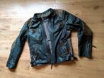 Pracht vintage leren biker jack!, Ophalen of Verzenden, Maat 56/58 (XL), Zwart