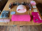 Pink gellac complete startset + 14 extra kleuren, Overige kleuren, Ophalen of Verzenden, Zo goed als nieuw, Handen en Nagels