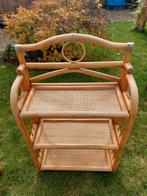 Vintage Rotan Kastje met 3 Schappen, Huis en Inrichting, Kasten | Overige, Ophalen, Gebruikt